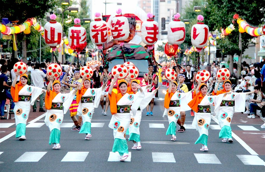 山形花笠祭｜日本祭典